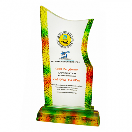 Liuli Crystal Trophy 3021