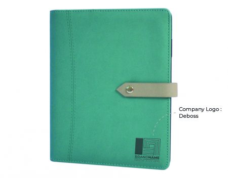 Agenda Planner Thermo PU MILAN - Turquoise