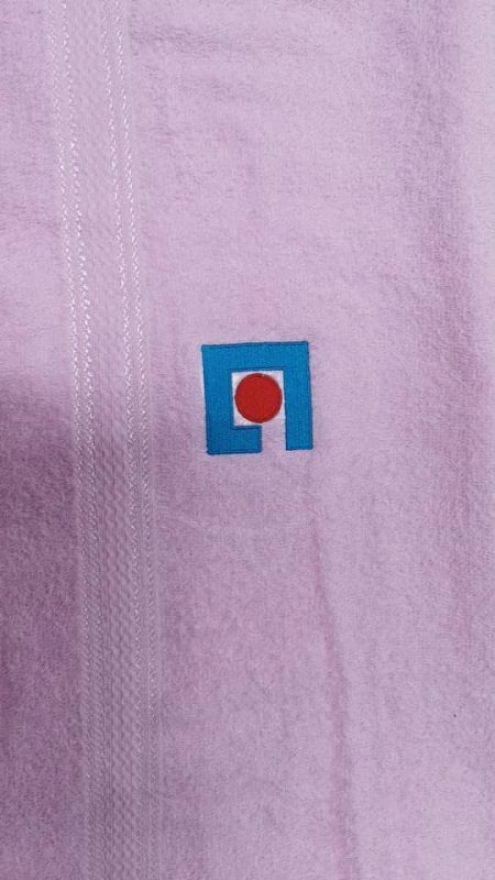 Embroidery on Bath Towel