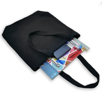 Black Canvas Bag 10oz. -31cm x 34cm (Horizontal)