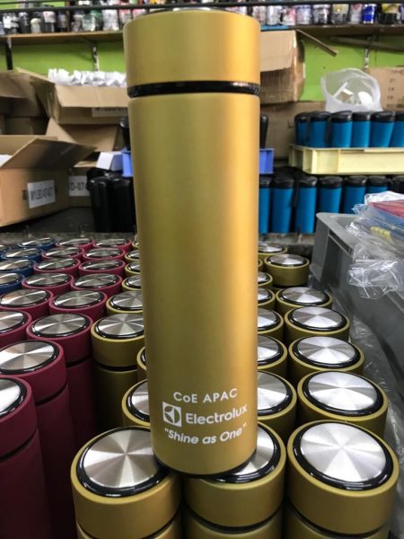 Silkscreen Printing on Water Bottle
