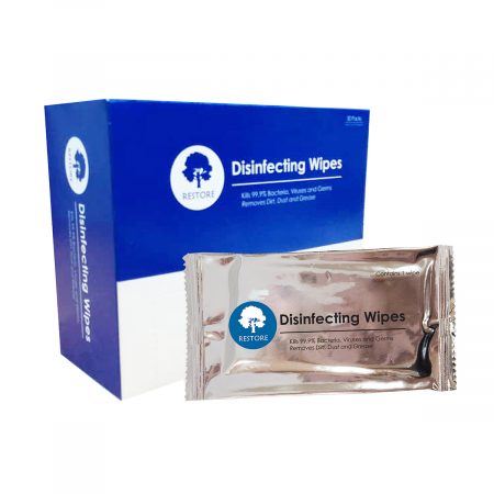 RESTORE IPA Disinfectant Wipes (Individually Foil Pack 50's)