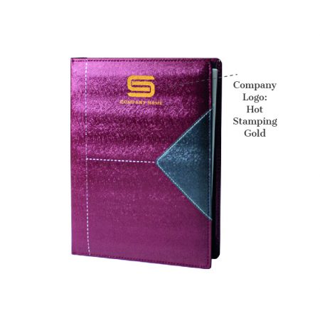 Classic Journal Bonded Paper Based Indigo-Maroon