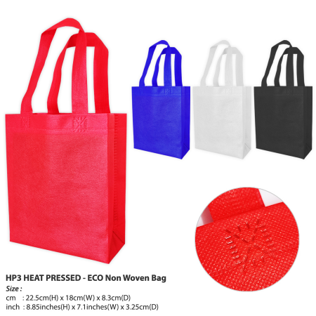 Non Woven Bag -22.5cm(H) x 18cm(W) x 8.3cm(D)