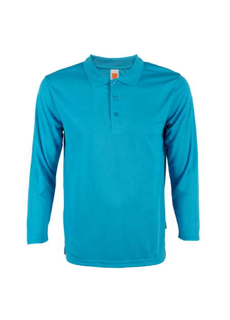 QUICK DRY MICROFIBRE LONG SLEEVES-OREN SPORT QD6728-SEA BLUE