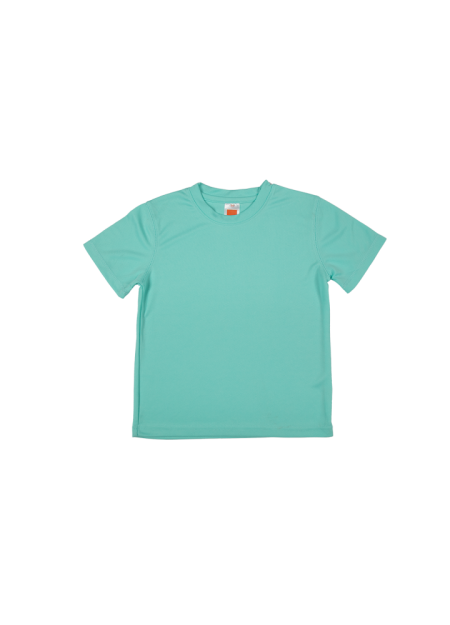 KIDS QUICK DRY MICROFIBRE ROUND NECK-OREN SPORT QD6873-EMERALD