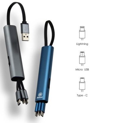 Charging Cable-Micro USB, Type-C, Lightning for Apple