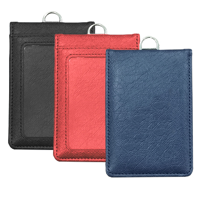 Magnetic PU ID Holder Flip Open Wallet