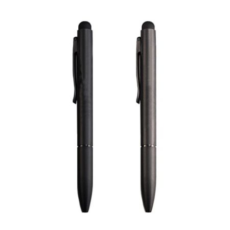 Twist Action Metal Ball Pen with Stylus