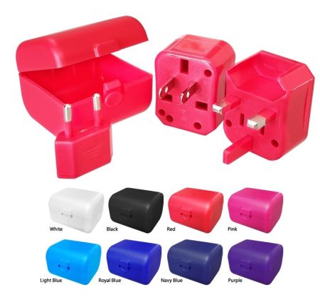 Travel Adapter -Assorted Colours