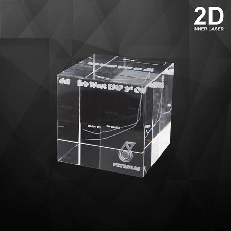 Crystal Paper Weight -50 x 50 x 50mm (Cube)