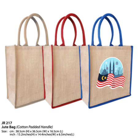 Jute Bag (Cotton Padded Handle)
