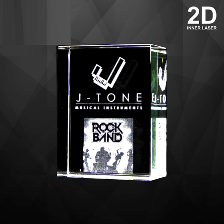 Square Crystal Paper Weight
