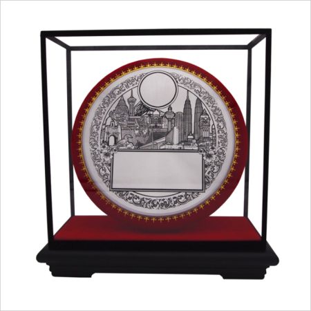 Cultural Aluminum Plate on Acrylic Casing