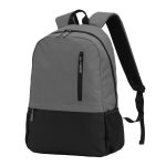 Backpack Dark Grey Polyester + Checked Polyester + PU Lining