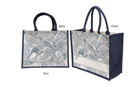 Designer Canvas Tote Bag (Hornbill) - 41cm(w) x 34cm(h) x 18.5cm(d)