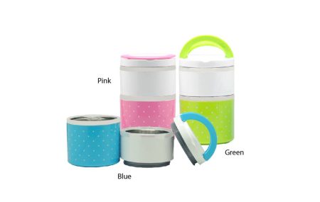 Double Wall Stainless Steel Lunch Box - 930ml