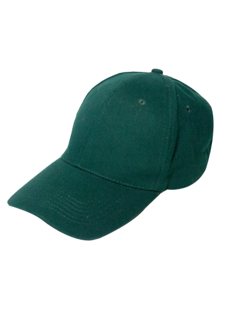 Baseball 6-panel cotton brush cap OREN SPORT Forest Green CP0115