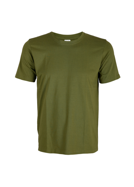 100% COTTON ROUND NECK PLAIN T-SHIRT CT5153 Olive