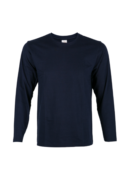 100% Cotton round neck Long Sleeve Navy Pro OREN SPORT CT5478