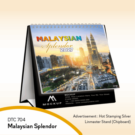 DTC704 Malaysian Splendor Desktop Calendar