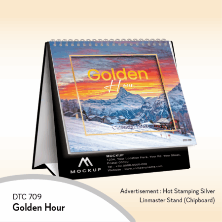 DTC709 Golden Hour Desktop Calendar