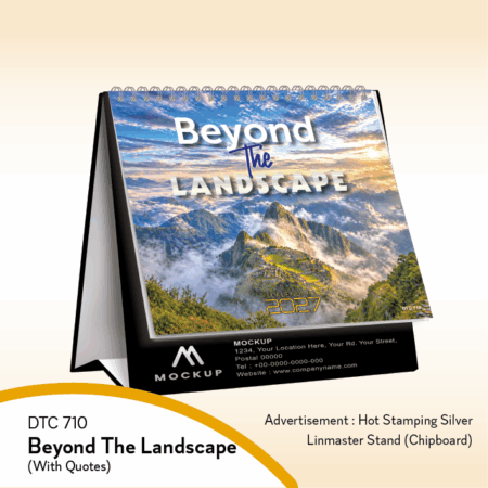 DTC710 Beyond The Landscape (with Quotes) Desktop Calendar