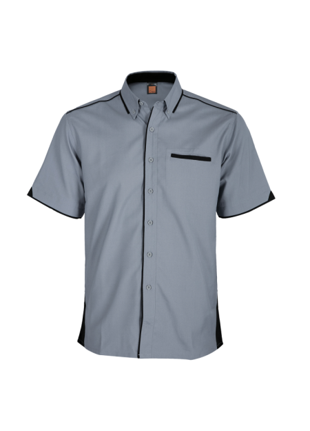Corporate Uniform OREN SPORT F11624(Male)-Dark Grey / Black