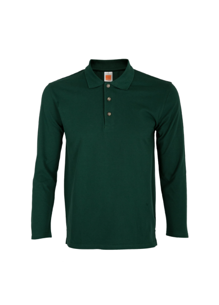 Honey Comb POLO LONG-SLEEVE SHIRT OREN SPORT HC0915 FOREST GREEN