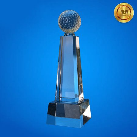 Crystal Golf Trophy - 8439