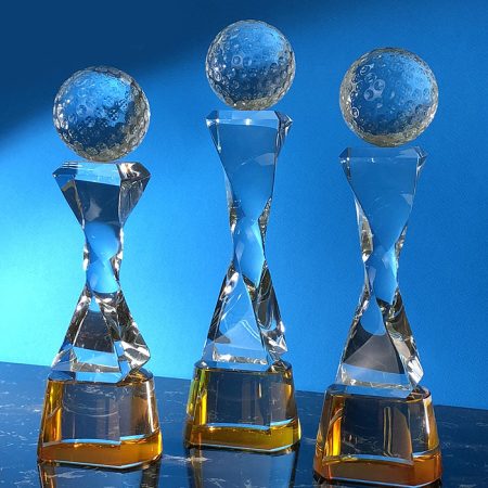 Crystal Golf Trophy - 6439