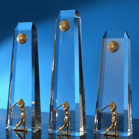Crystal Golf Trophy - 4439
