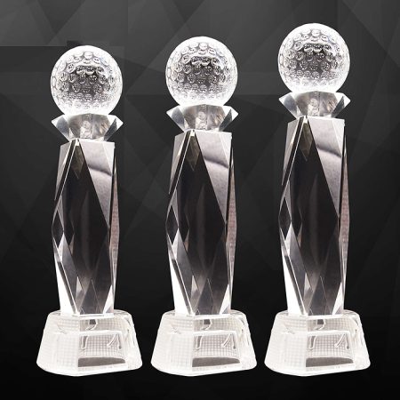 Crystal Golf Trophy - 7729