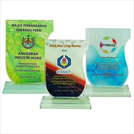 Crystal Glass Award - 8258GB