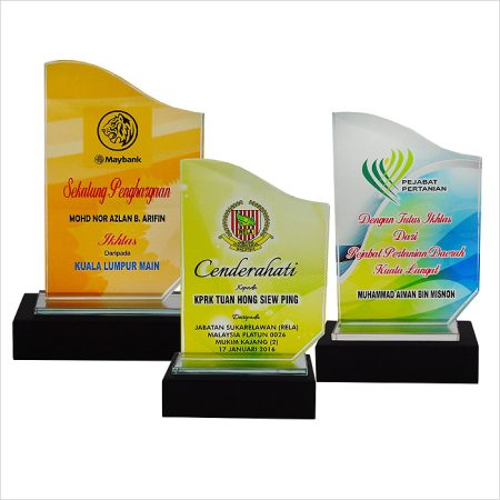 Crystal Glass Award - 8291