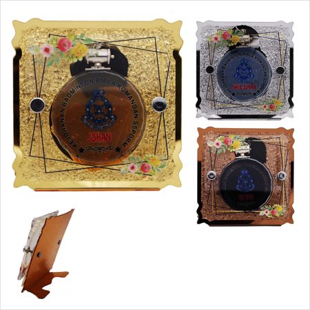 Crystal Hanging Medal with Acrylic Plaque Medal - 6305