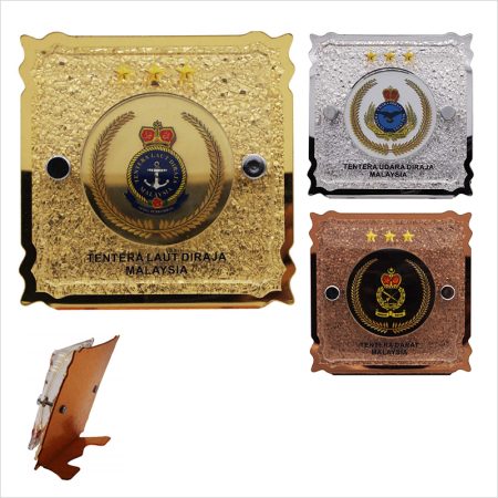 Crystal Hanging Medal with Acrylic Plaque Medal - 7305