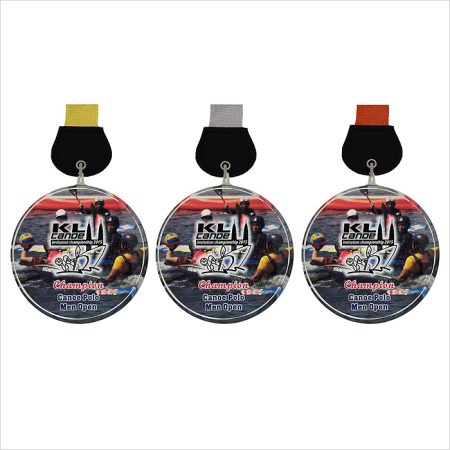 Crystal Hanging Medal (GOLD, SILVER, BRONZE) - 6438
