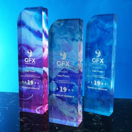 Crystal Trophy Momento - 9375