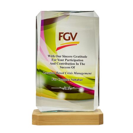 Colour Crystal Award - 8349
