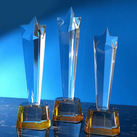 Crystal Trophy Momento - 9039