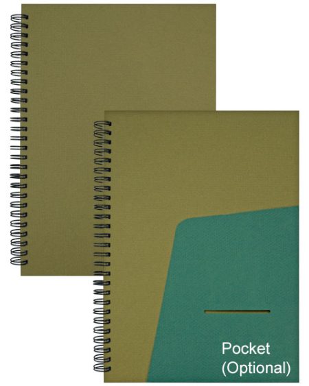 A5 /B6 Fancy Note Book -Green