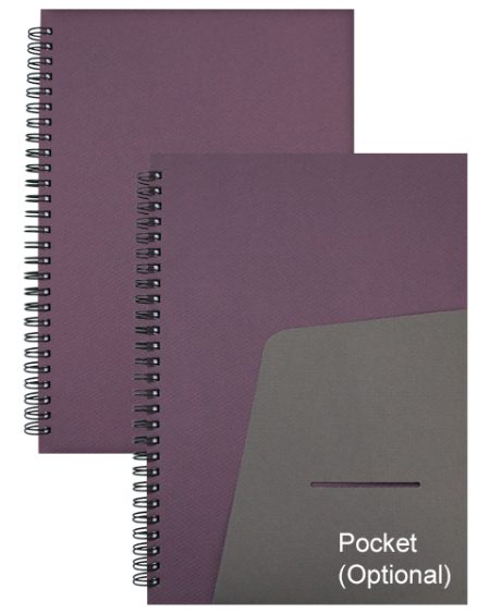 A5 /B6 FANCY NOTE BOOK -PURPLE
