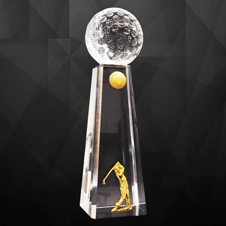 Crystal Golf Trophy - 1829