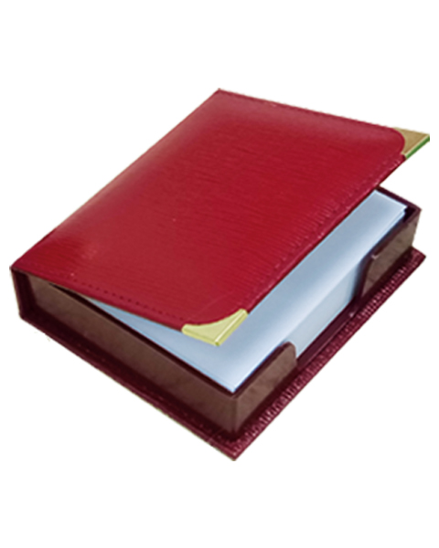 single memo box-maroon