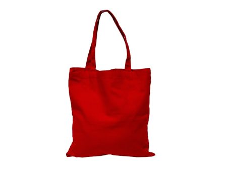 Canvas Bag Red 10oz - 38cm (H) x 35 cm(W)