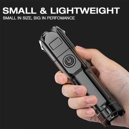 SUPER BRIGHT LED TORCHLIGHT - ADJUSTABLE ZOOM FOCUS