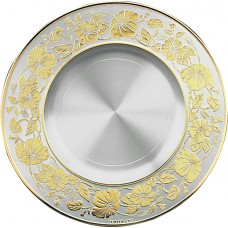 Pewter Tray (Gold) - Bunga Raya / Hibiscus our national flower
