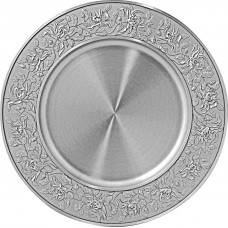 Pewter Tray - Chrysanthemum Floral designed ornamental tray