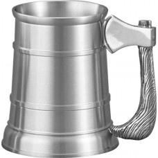 Pewter Axe Tankard - 121mmH / 540ml